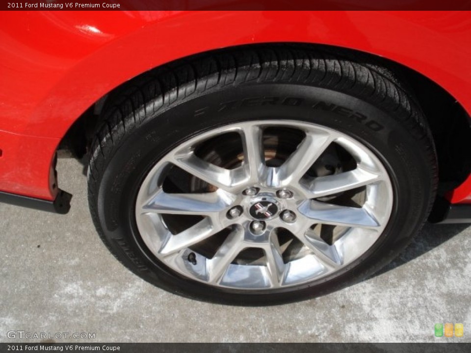 2011 Ford Mustang V6 Premium Coupe Wheel and Tire Photo #60363615