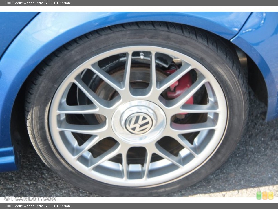 2004 Volkswagen Jetta GLI 1.8T Sedan Wheel and Tire Photo #60370880