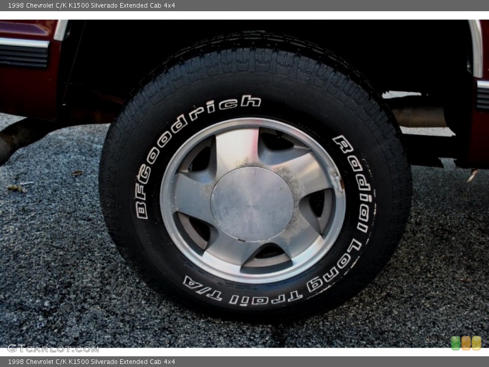 1998 Chevrolet C/K K1500 Silverado Extended Cab 4x4 Wheel and Tire Photo #60382156