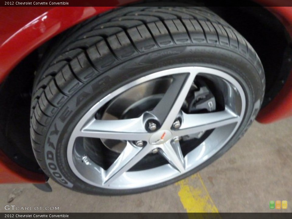 2012 Chevrolet Corvette Convertible Wheel and Tire Photo #60384498