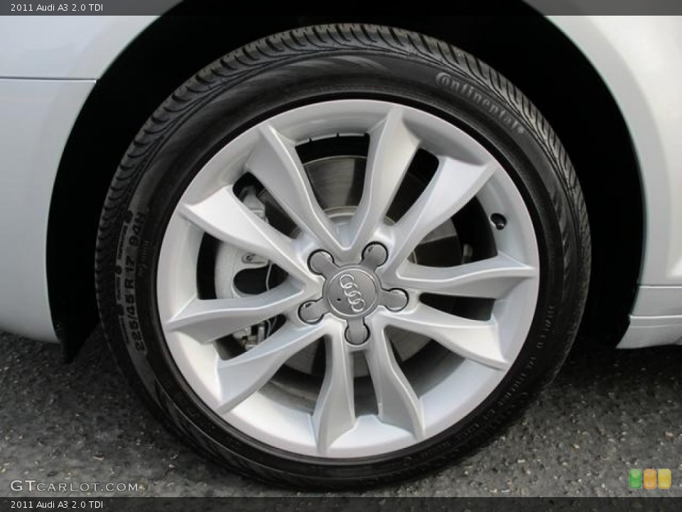 2011 Audi A3 2.0 TDI Wheel and Tire Photo #60386326