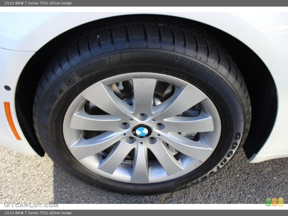 2010 BMW 7 Series 750i xDrive Sedan Wheel and Tire Photo #60390406