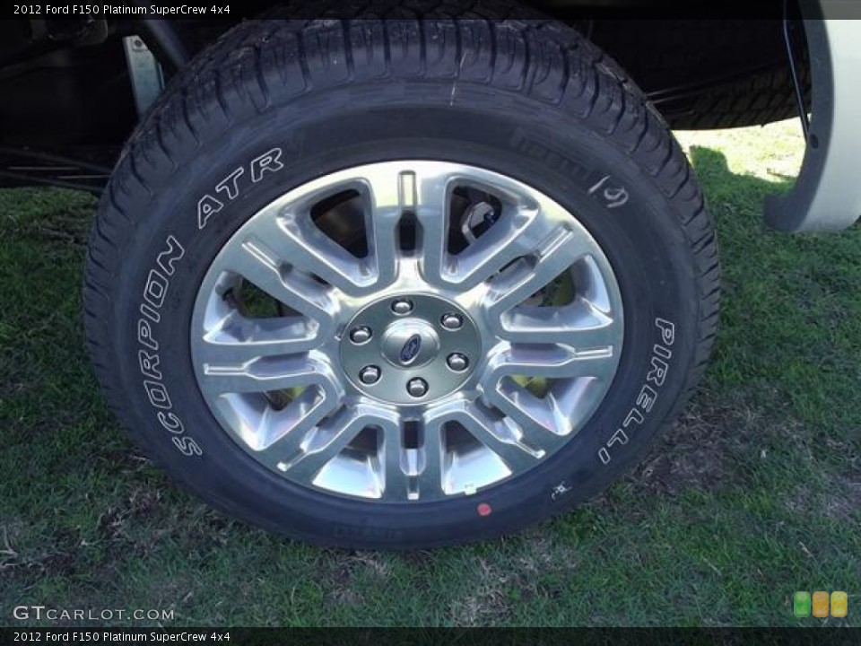 2012 Ford F150 Platinum SuperCrew 4x4 Wheel and Tire Photo #60400655
