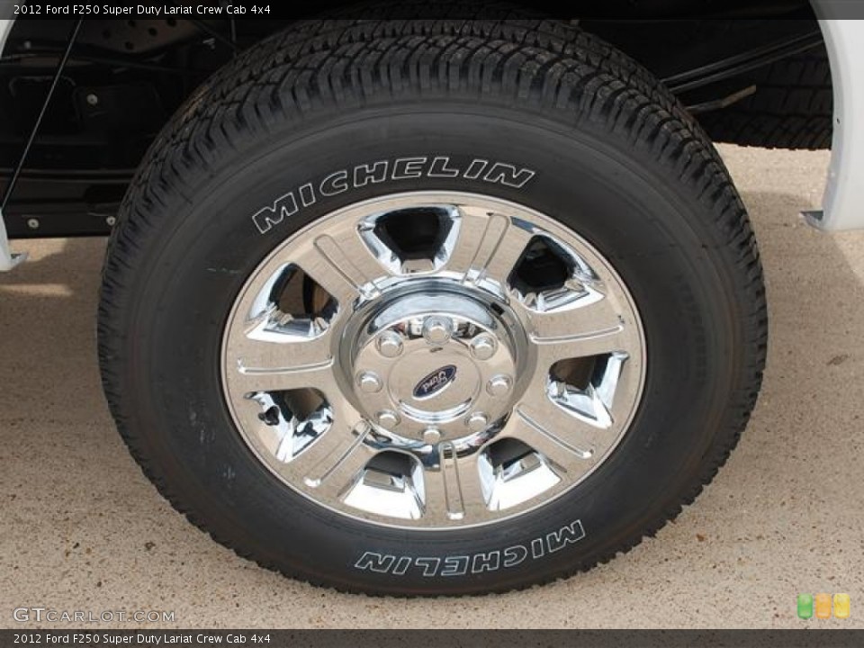 2012 Ford F250 Super Duty Lariat Crew Cab 4x4 Wheel and Tire Photo #60401537