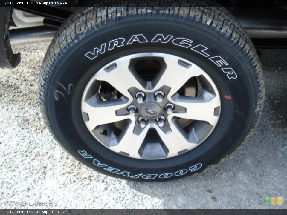 2012 Ford F150 FX4 SuperCab 4x4 Wheel and Tire Photo #60406379
