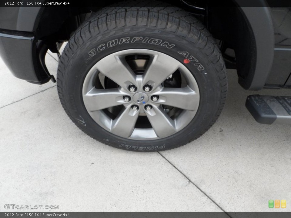 2012 Ford F150 FX4 SuperCrew 4x4 Wheel and Tire Photo #60409163