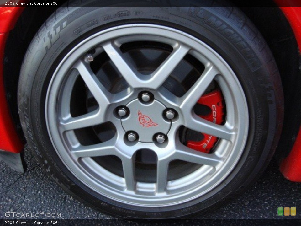 2003 Chevrolet Corvette Z06 Wheel and Tire Photo #60411614