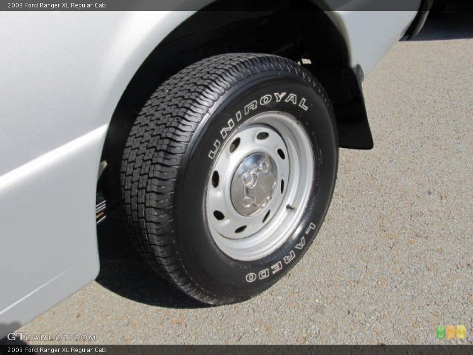 2003 Ford Ranger XL Regular Cab Wheel and Tire Photo #60417611