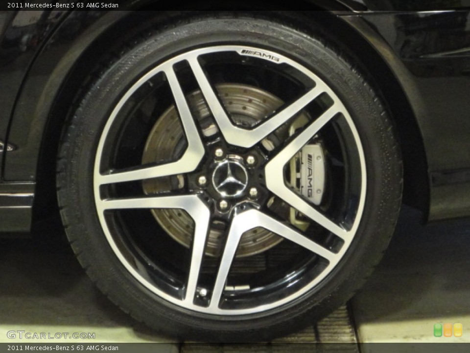 2011 Mercedes-Benz S 63 AMG Sedan Wheel and Tire Photo #60418553