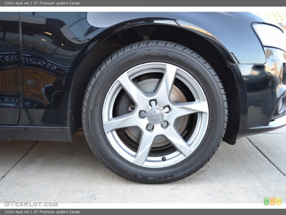 2009 Audi A4 2.0T Premium quattro Sedan Wheel and Tire Photo #60418898