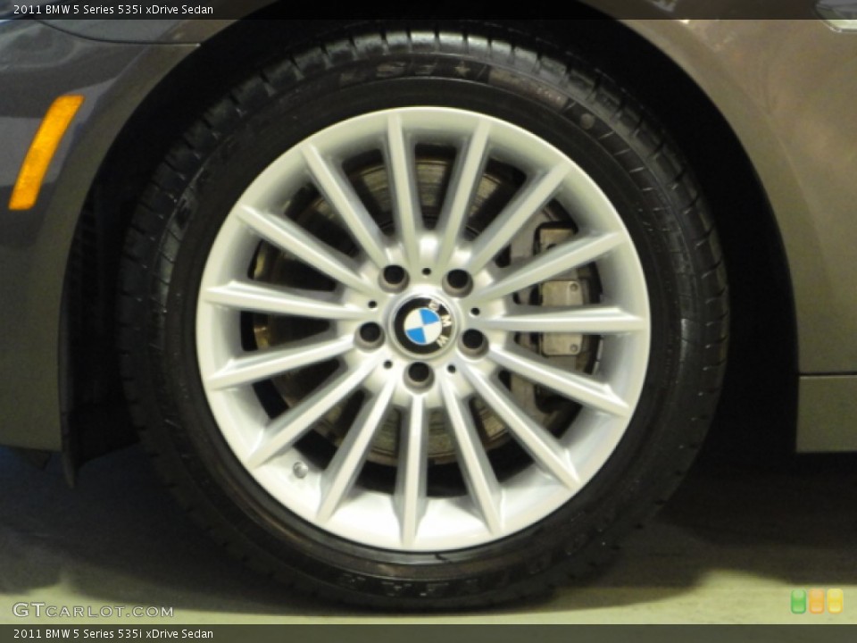 2011 BMW 5 Series 535i xDrive Sedan Wheel and Tire Photo #60421190