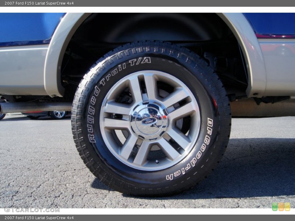 2007 Ford F150 Lariat SuperCrew 4x4 Wheel and Tire Photo #60425132