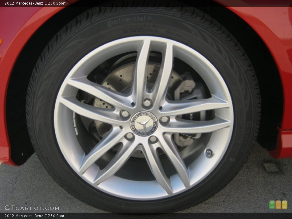 2012 Mercedes-Benz C 250 Sport Wheel and Tire Photo #60431846