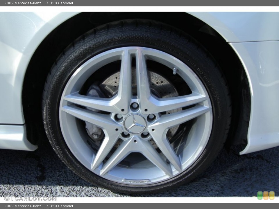 2009 Mercedes-Benz CLK 350 Cabriolet Wheel and Tire Photo #60433217