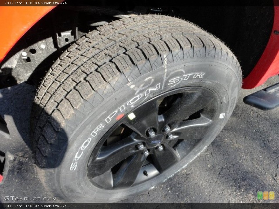 2012 Ford F150 FX4 SuperCrew 4x4 Wheel and Tire Photo #60434789