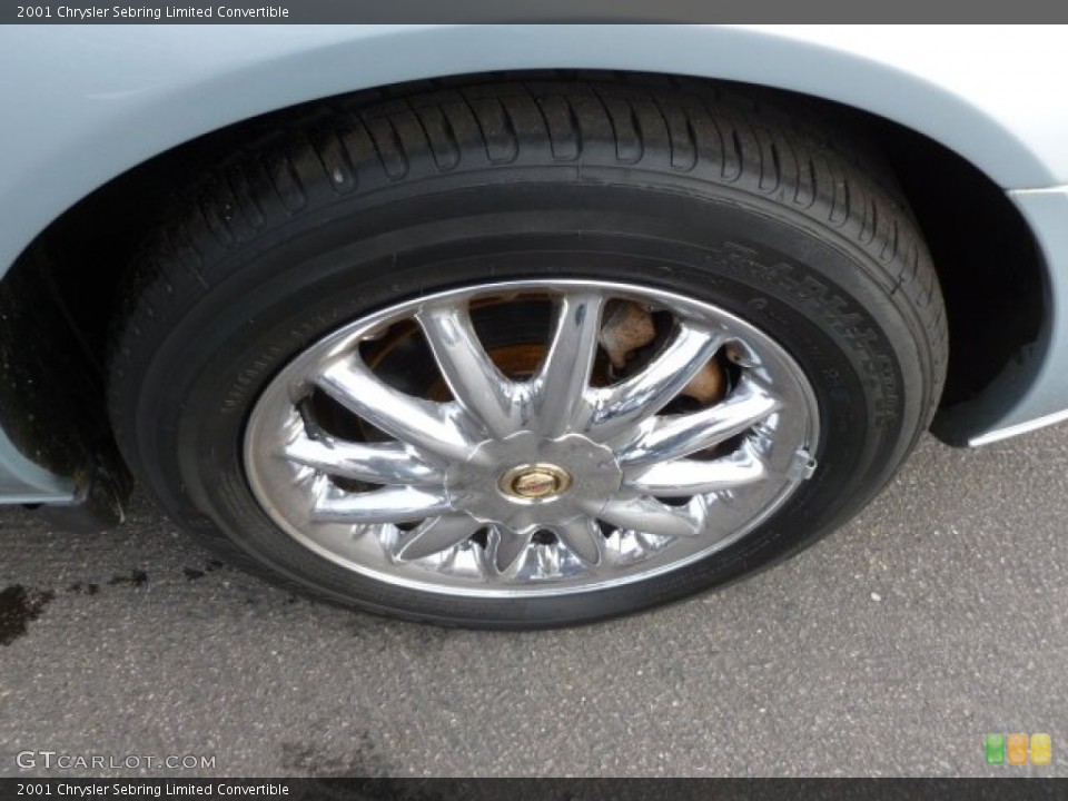 2001 Chrysler Sebring Limited Convertible Wheel and Tire Photo #60438941