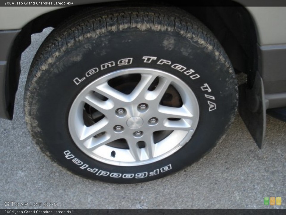 2004 Jeep Grand Cherokee Laredo 4x4 Wheel and Tire Photo #60440869