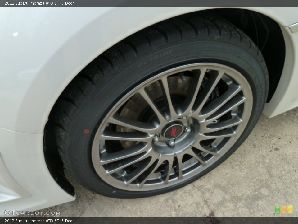 2012 Subaru Impreza WRX STi 5 Door Wheel and Tire Photo #60450138