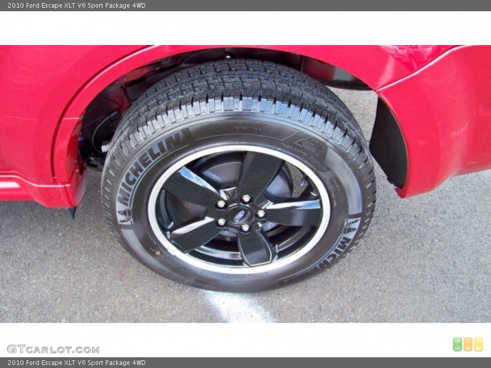 2010 Ford Escape XLT V6 Sport Package 4WD Wheel and Tire Photo #60453003