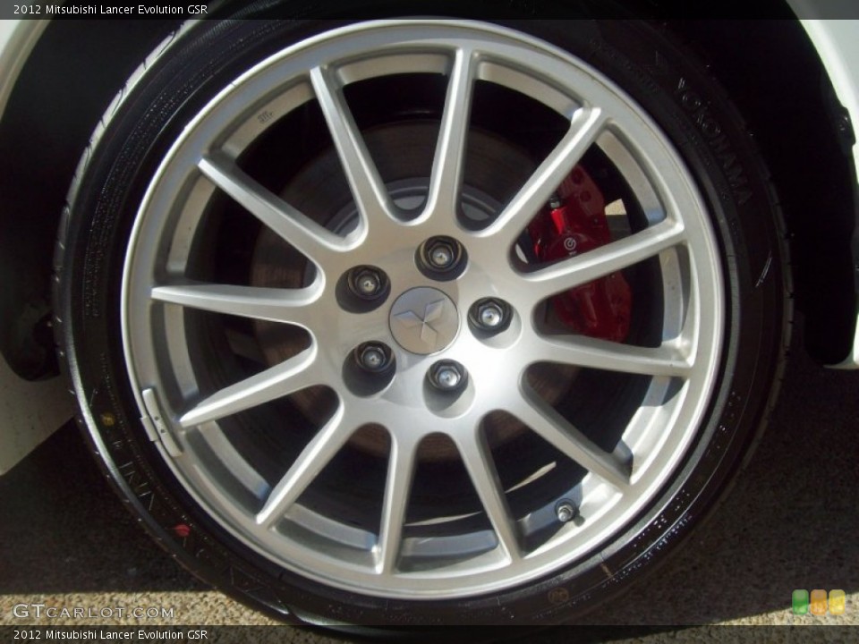 2012 Mitsubishi Lancer Evolution GSR Wheel and Tire Photo #60458247