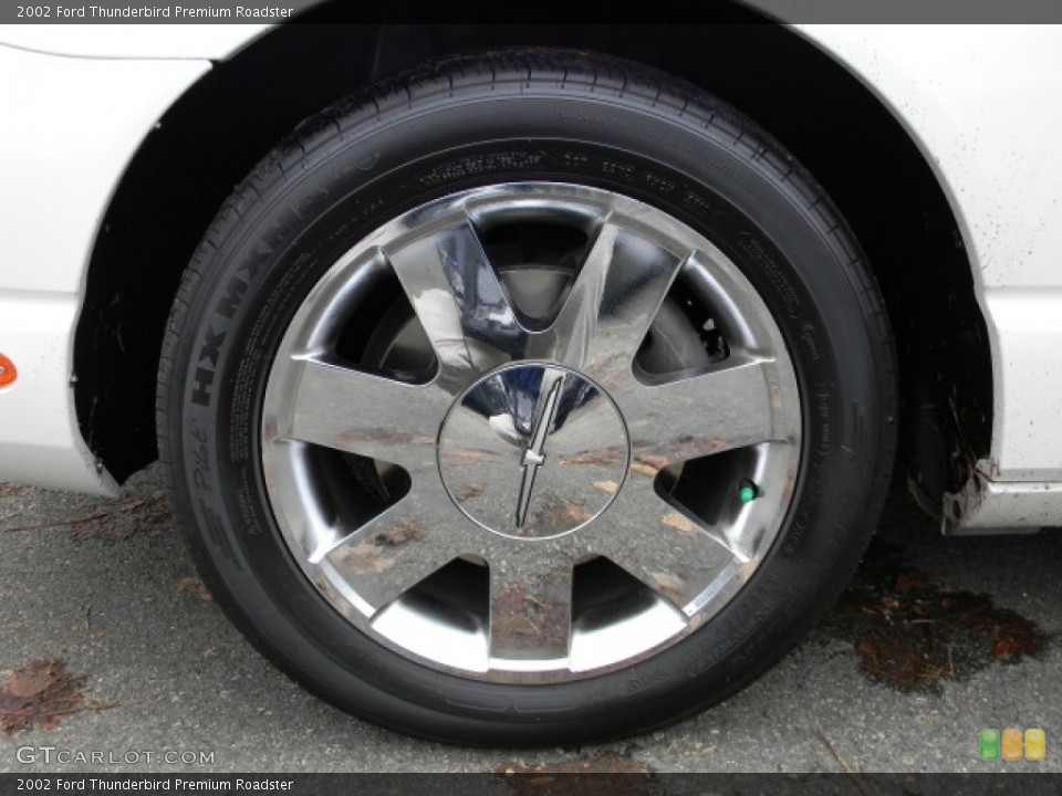 2002 Ford Thunderbird Premium Roadster Wheel and Tire Photo #60468204
