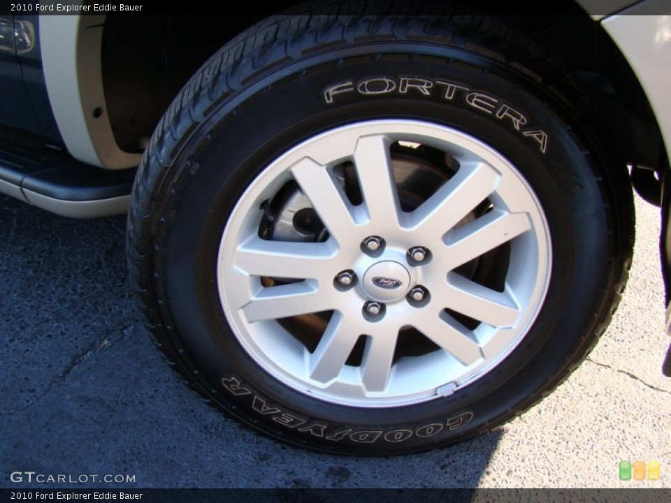 2010 Ford Explorer Eddie Bauer Wheel and Tire Photo #60474867