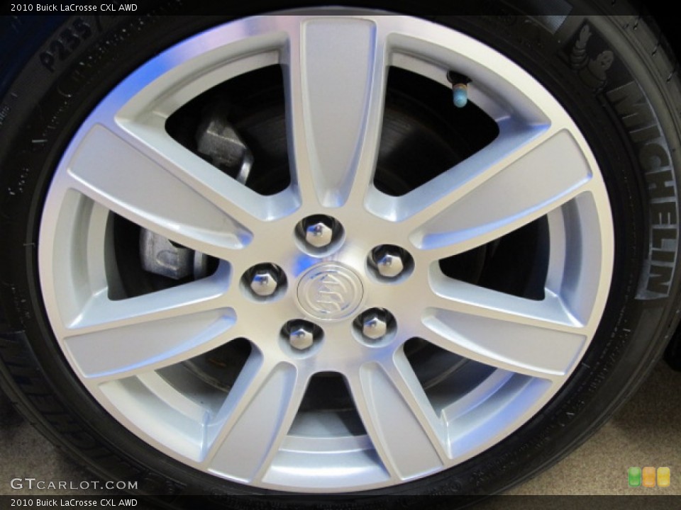 2010 Buick LaCrosse CXL AWD Wheel and Tire Photo #60479270