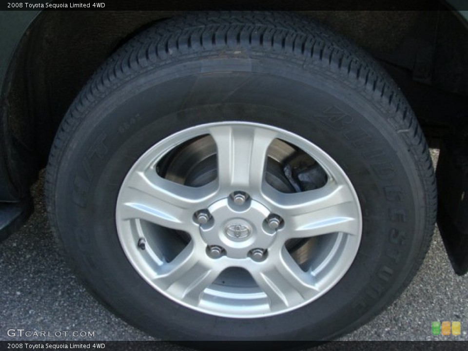 2008 Toyota Sequoia Limited 4WD Wheel and Tire Photo #60481739