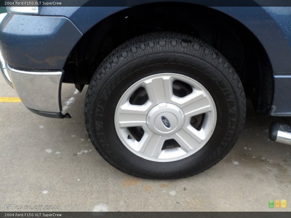 2004 Ford F150 XLT SuperCrew Wheel and Tire Photo #60484107