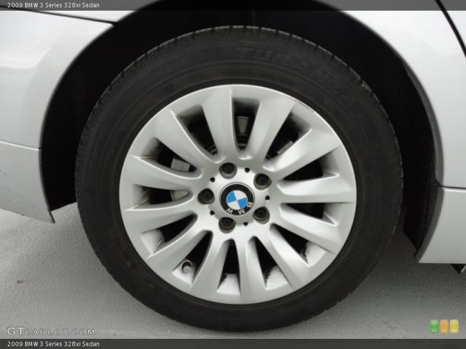 2009 BMW 3 Series 328xi Sedan Wheel and Tire Photo #60485057