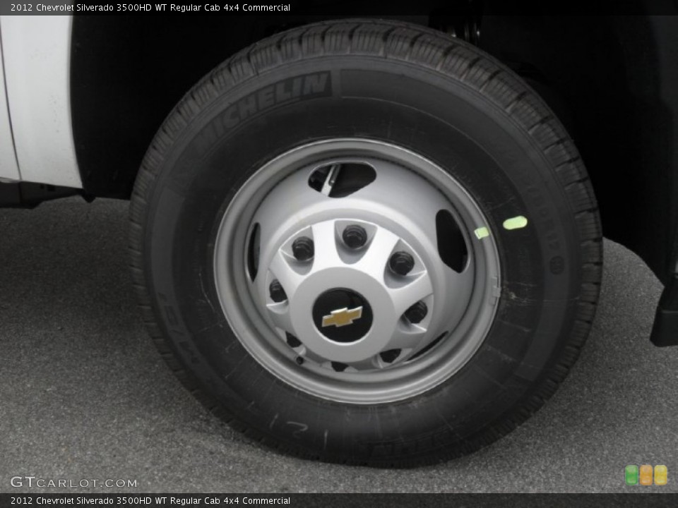 2012 Chevrolet Silverado 3500HD WT Regular Cab 4x4 Commercial Wheel and Tire Photo #60494270