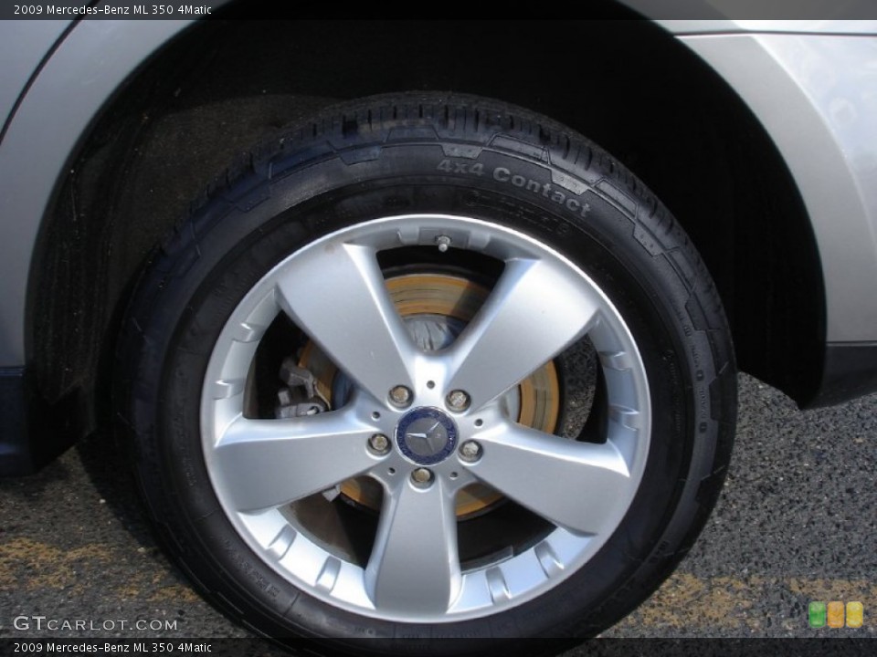 2009 Mercedes-Benz ML 350 4Matic Wheel and Tire Photo #60494912
