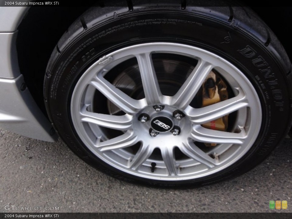 2004 Subaru Impreza WRX STi Wheel and Tire Photo #60495053