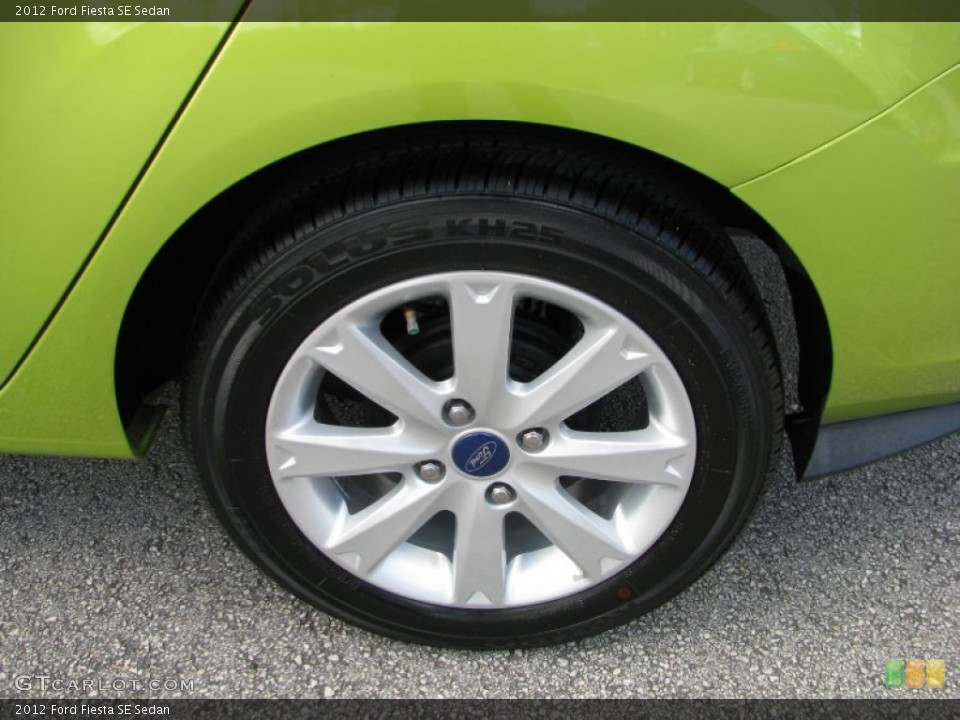 2012 Ford Fiesta SE Sedan Wheel and Tire Photo #60502964