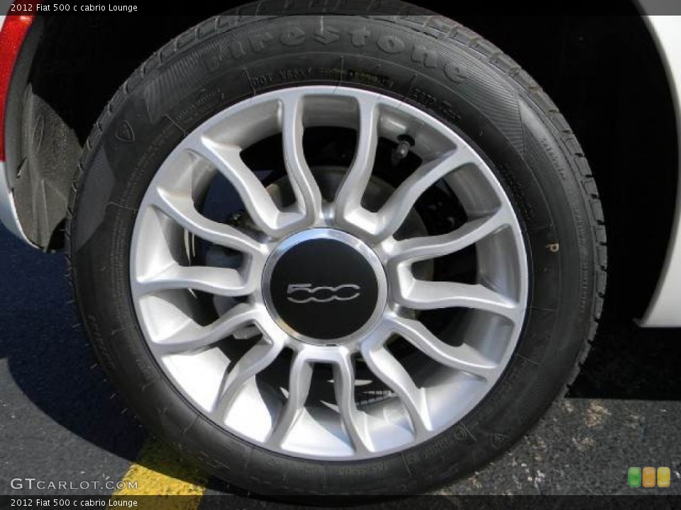 2012 Fiat 500 c cabrio Lounge Wheel and Tire Photo #60519032