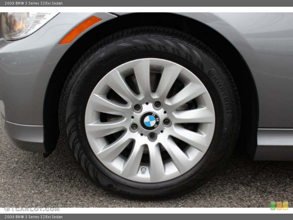2009 BMW 3 Series 328xi Sedan Wheel and Tire Photo #60520503