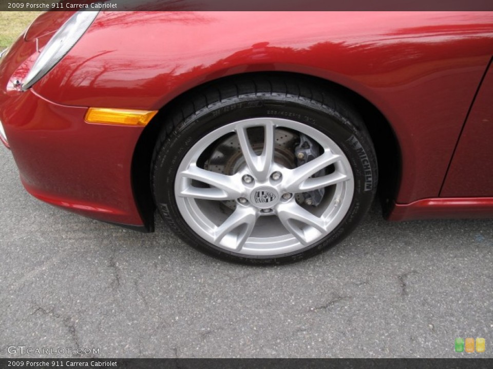 2009 Porsche 911 Carrera Cabriolet Wheel and Tire Photo #60521710