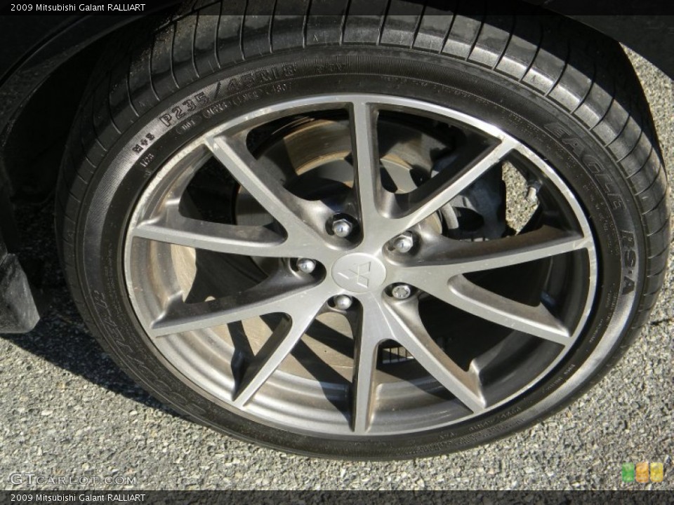 2009 Mitsubishi Galant RALLIART Wheel and Tire Photo #60523993
