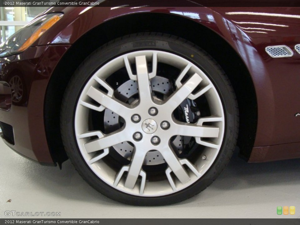2012 Maserati GranTurismo Convertible GranCabrio Wheel and Tire Photo #60525220