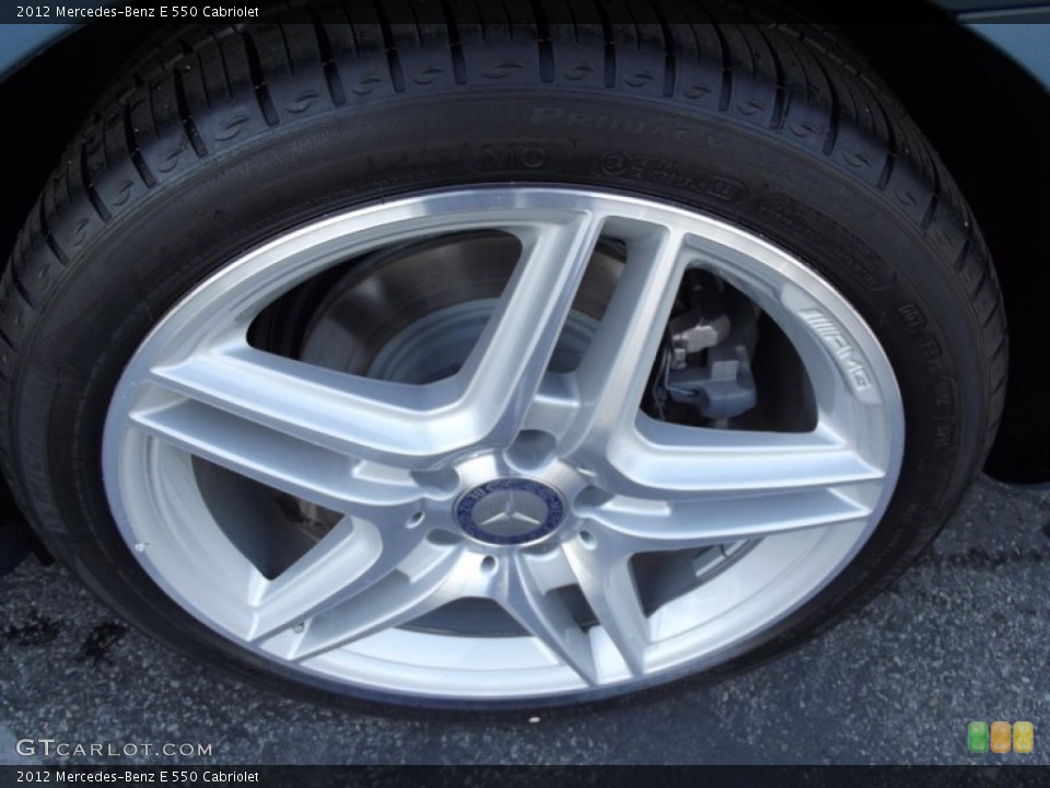2012 Mercedes-Benz E 550 Cabriolet Wheel and Tire Photo #60529309