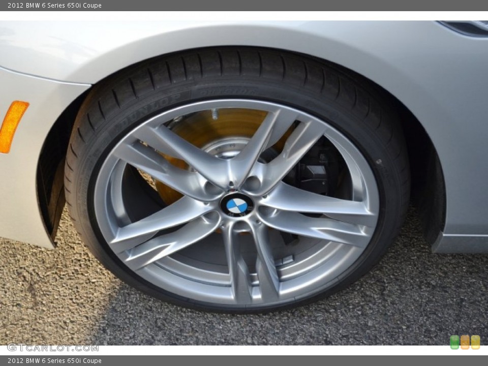 2012 BMW 6 Series 650i Coupe Wheel and Tire Photo #60529708