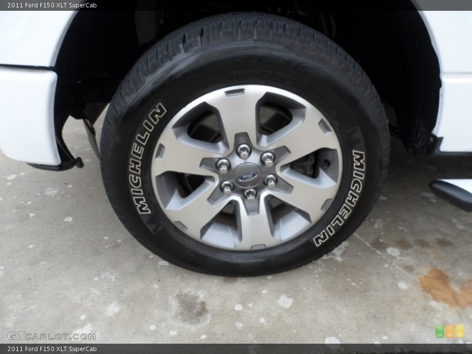 2011 Ford F150 XLT SuperCab Wheel and Tire Photo #60532351