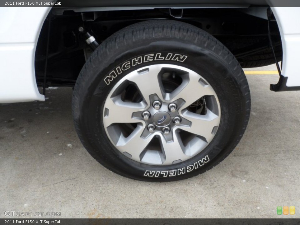 2011 Ford F150 XLT SuperCab Wheel and Tire Photo #60532360