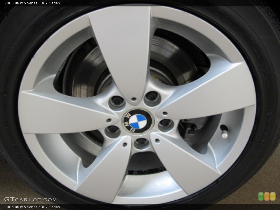 2006 BMW 5 Series 530xi Sedan Wheel and Tire Photo #60534577