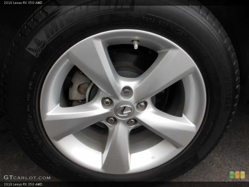 2010 Lexus RX 350 AWD Wheel and Tire Photo #60541873