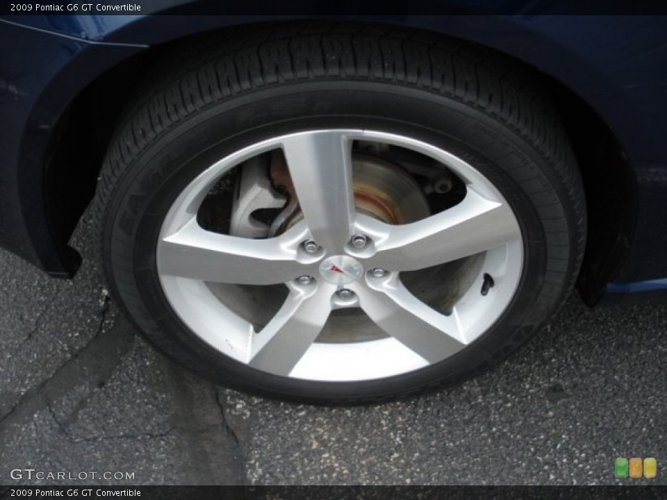 2009 Pontiac G6 GT Convertible Wheel and Tire Photo #60546925