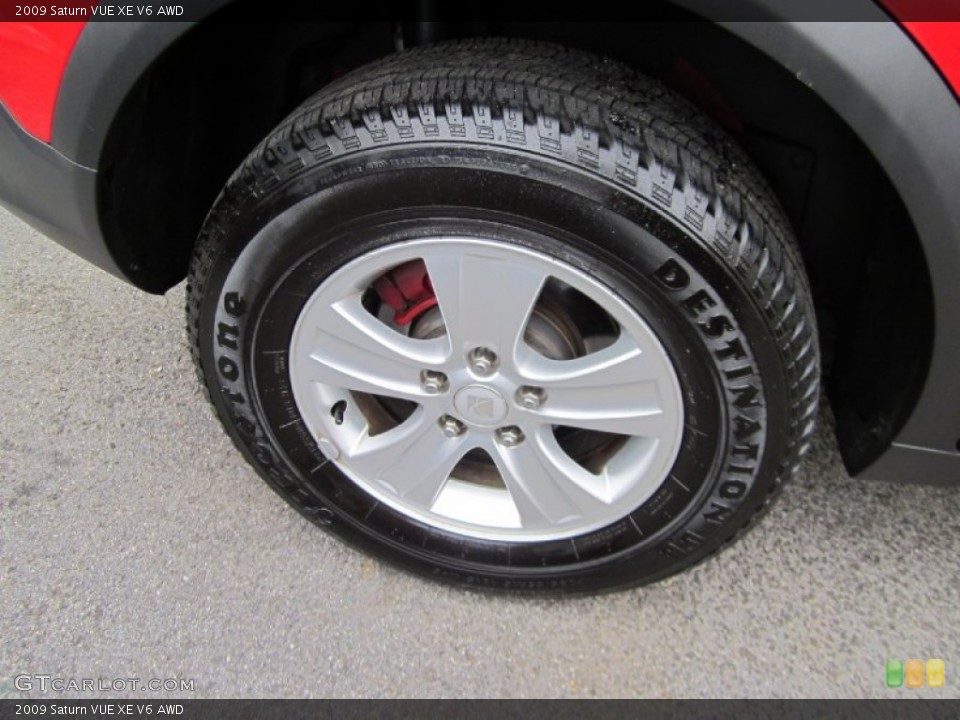 2009 Saturn VUE XE V6 AWD Wheel and Tire Photo #60548363