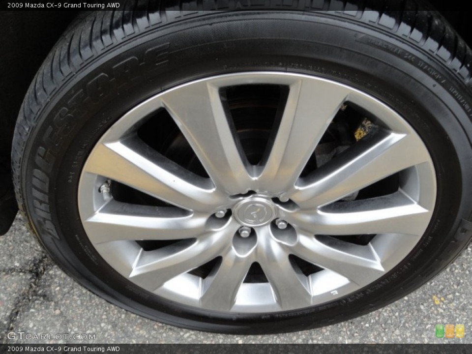2009 Mazda CX-9 Grand Touring AWD Wheel and Tire Photo #60552030