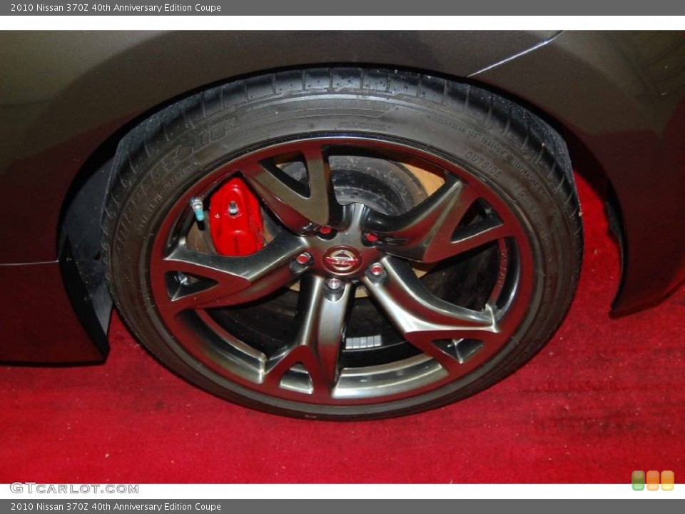 2010 Nissan 370Z 40th Anniversary Edition Coupe Wheel and Tire Photo #60554730