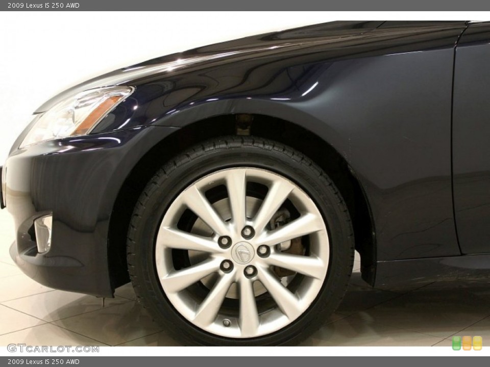 2009 Lexus IS 250 AWD Wheel and Tire Photo #60555909